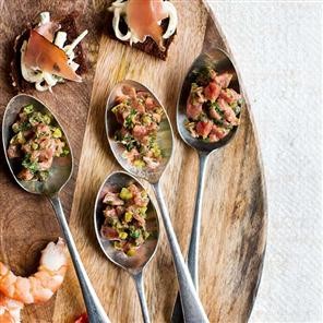 Steak tartare spoons