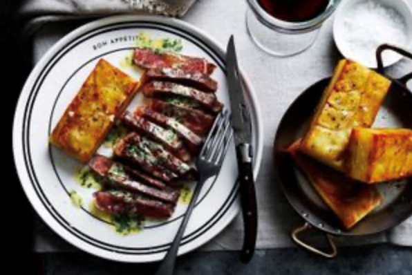Steak with pommes Sarladaises