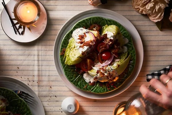 Steakhouse wedge salad