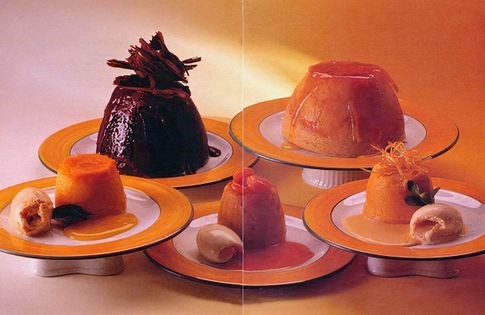 Steamed chocolate sponge