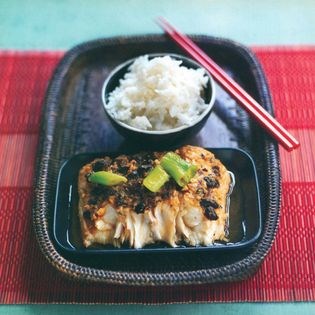 Steamed cod with salted black beans