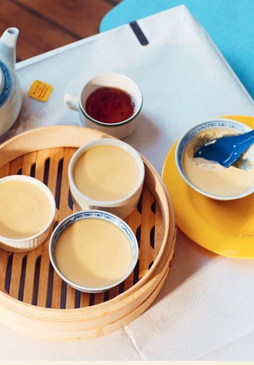 Steamed egg pudding