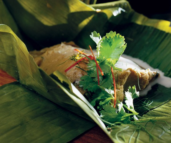 Steamed fish curry (Hor mok pla)