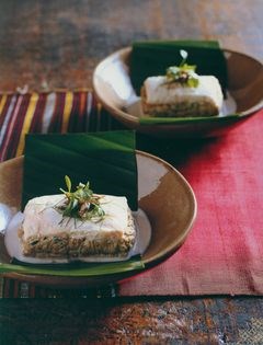 Steamed fish sandwich