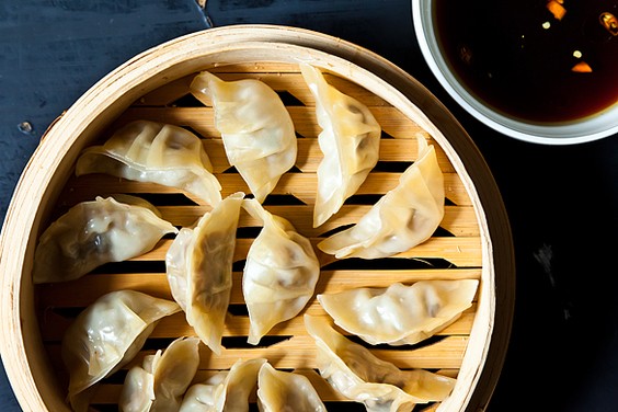 Steamed gyoza (Mushi-gyoza)