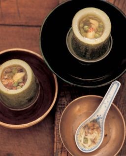 Steamed hairy melon soup