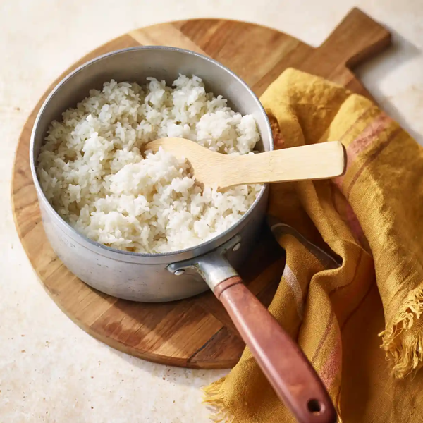 Steamed jasmine rice