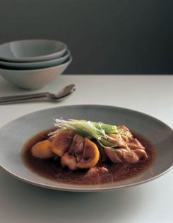 Steamed lemon chicken