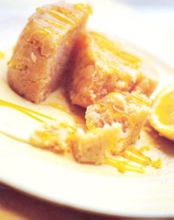 Steamed lemon dumpling puddings