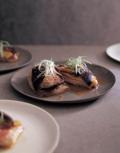 Steamed Murray cod with black beans