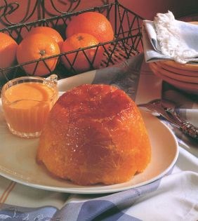 Steamed orange pudding