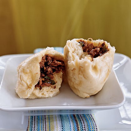 Steamed pork buns (Char siu bao)
