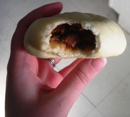 Steamed pork buns (Char siu bao)