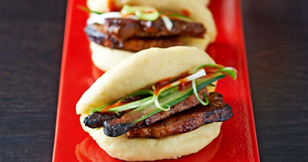 Steamed pork buns (Hirata buns)