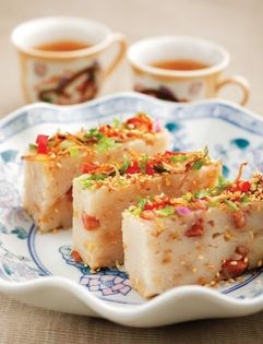 Steamed radish cake