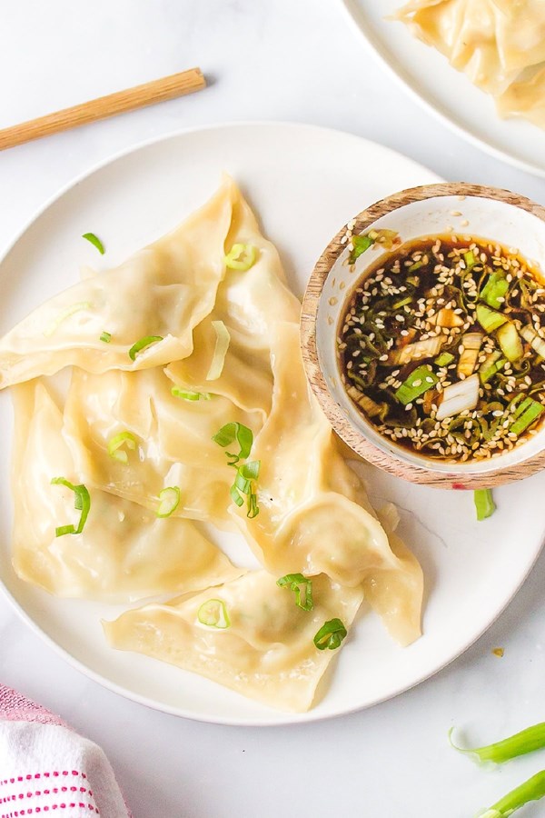 Steamed shrimp dumplings