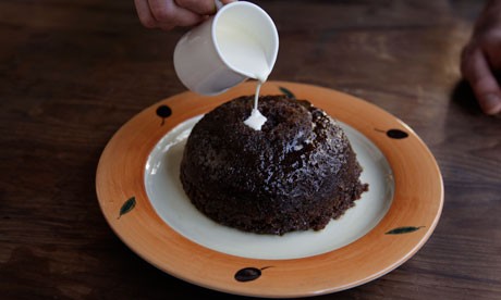Steamed sponge pudding