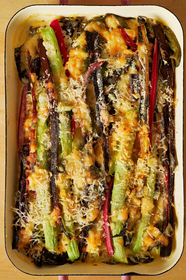 Stem au gratin