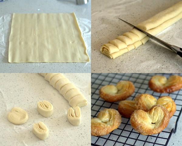 Step-by-step palmiers