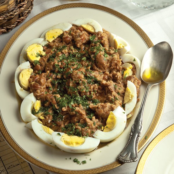 Stewed fava beans (Ful medames)