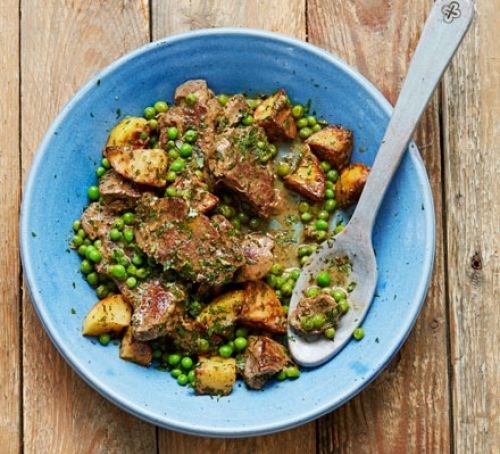 Stewed lamb