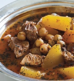 Stewed lamb with winter squash (Kabaklama)