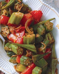 Stewed okra and tomatoes