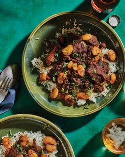 Stewed oxtail