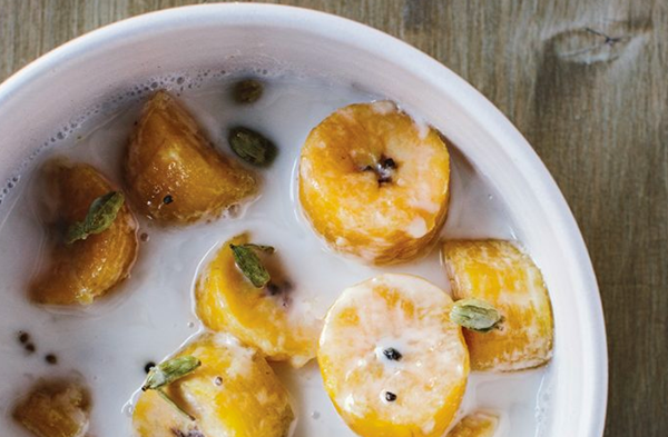 Stewed plantains