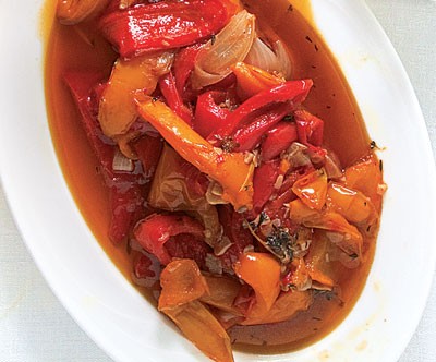 Stewed sweet peppers (Peperonata) 