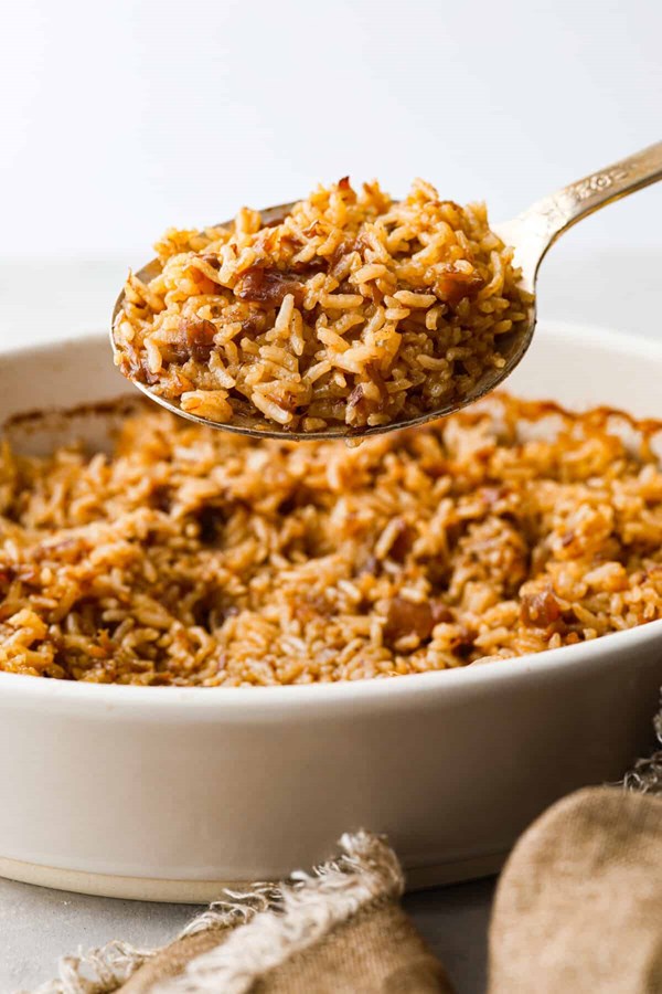 Stick of butter baked rice