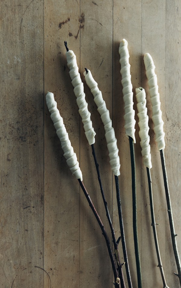 Stick twist bread