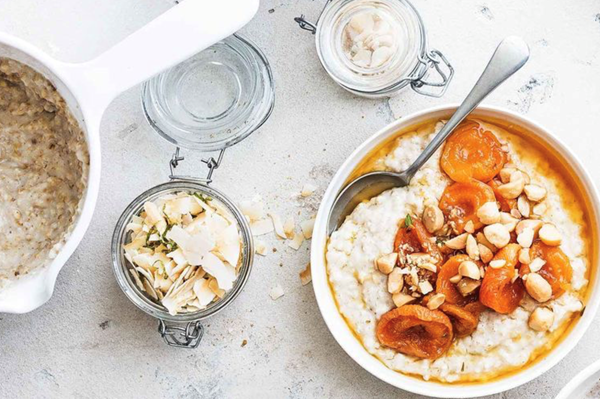 Sticky apricot and thyme compote