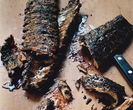 Sticky balsamic ribs