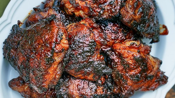Sticky barbecue chicken