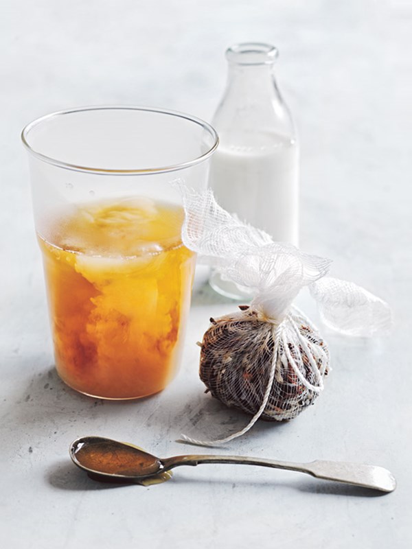Sticky chai tea