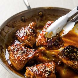 Sticky chicken