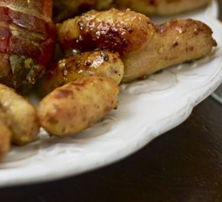 Sticky chipolatas