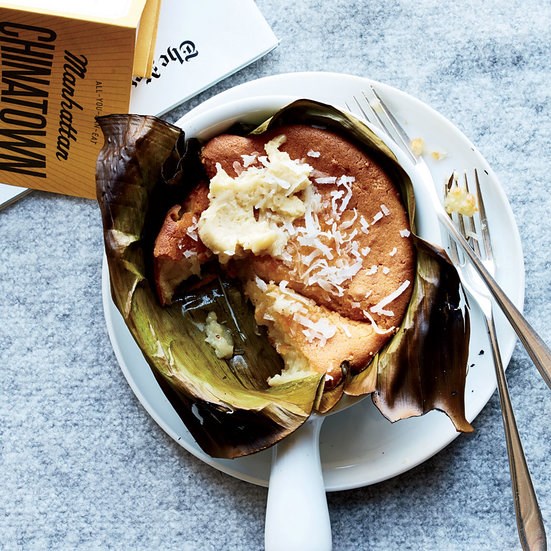 Sticky coconut-rice bread