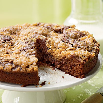 Sticky date and coconut cake