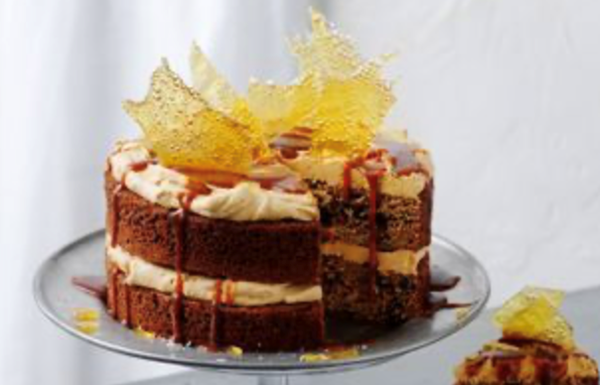 Sticky date cake with salted caramel buttercream