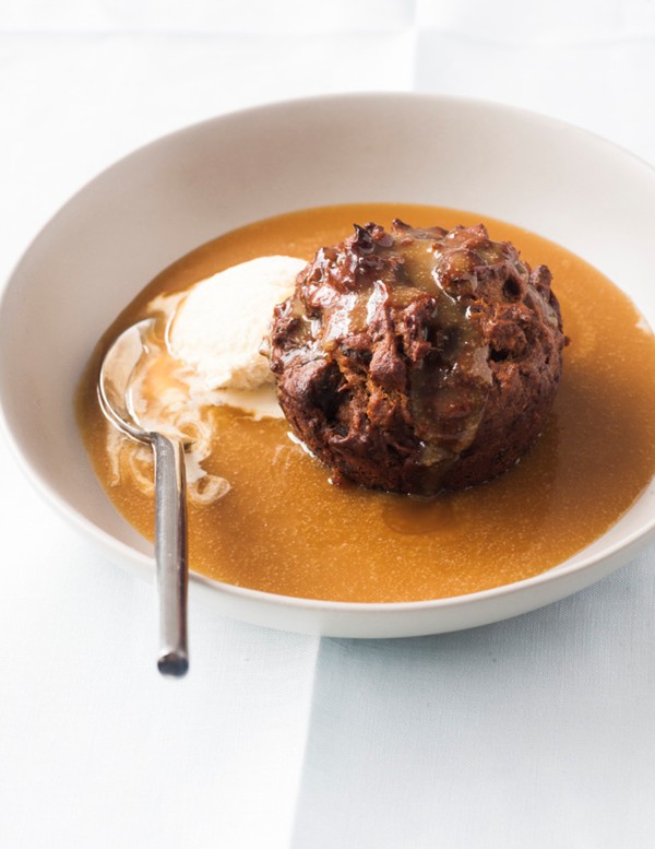 Sticky date pudding with caramel sauce