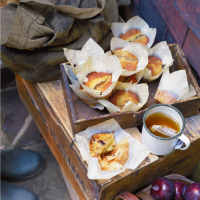 Sticky fig & orange muffins