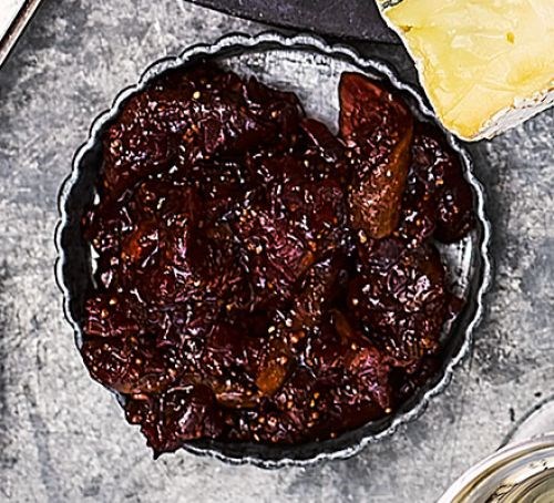 Sticky fig & Port chutney