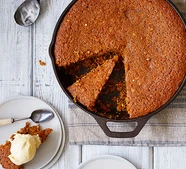 Sticky ginger skillet parkin