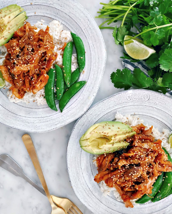 Sticky honey chicken