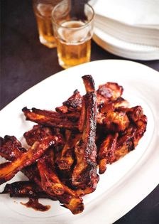 Sticky jerk spare ribs