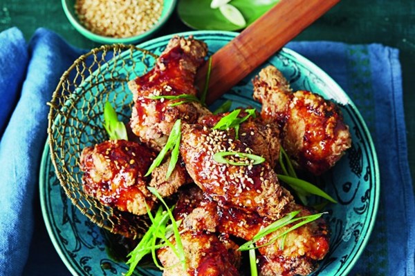 Sticky Korean fried chicken
