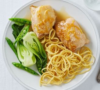 Sticky lemon & sesame chicken 