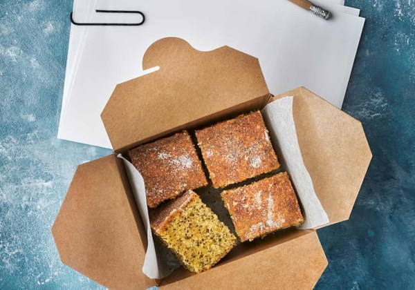 Sticky lemon and poppy seed cake